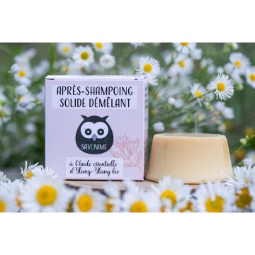Après-shampoing solide...