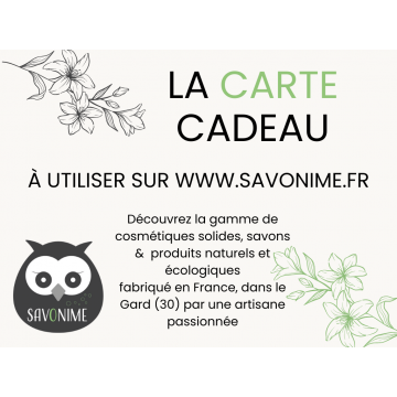 Carte cadeau