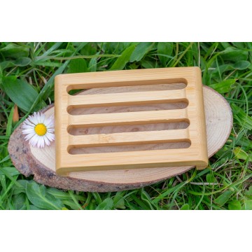 Porte savon bambou ajouré