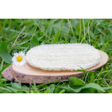 Porte savon naturel en Loofah